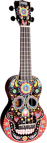 MAHALO ソプラノ UKULELE アートシリーズ スカル MA1 SK ブラック n5ksbvb 41N+jgSEXoL.jpg